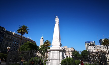 阿根廷首都五月广场城市夜景与楼体亮化赏析-2