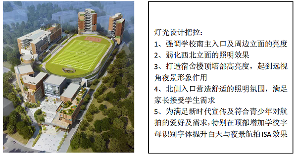 广州爱莎国际学校景观照明与楼体亮化设计概念方案领秀(一)-4