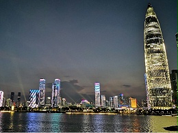 思迪恩，深圳湾人才公园灯光秀与景观亮化工程成为网红景点