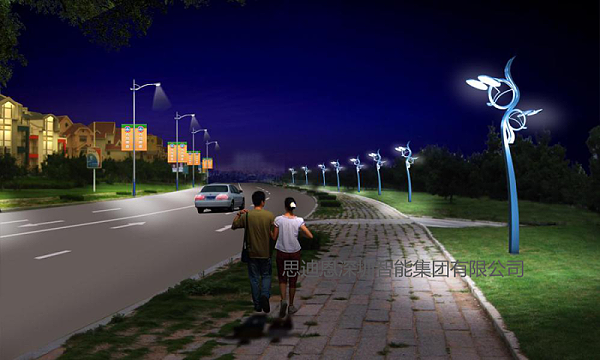 景观照明设计之人行道的夜景观规划设计-2